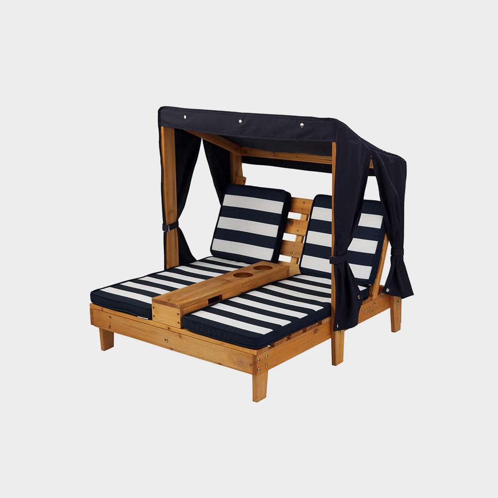 اتاق نشیمن دو نفره در فضای باز چوبی کید کرافت با جا لیوانی، مبلمان پاسیو کودک - تصویر 2