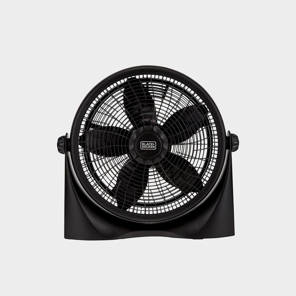 فن جعبه ای قطر فن 16 اینچی، 3 سرعت کم/متوسط/بالا و طراحی 5 تیغه قابل تنظیم قابل حمل - تصویر 3